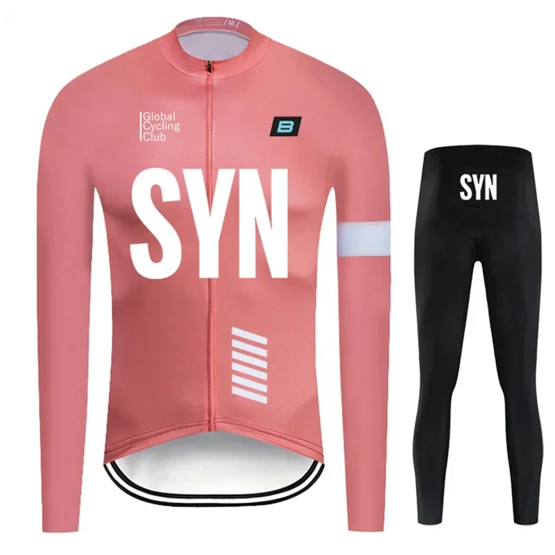 SYN 2025 Long Sleeve Cycling Sets Bicycle Clothing Breathable Mountain Cycling Clothes Suits Ropa Ciclismo Verano Triathlon 4