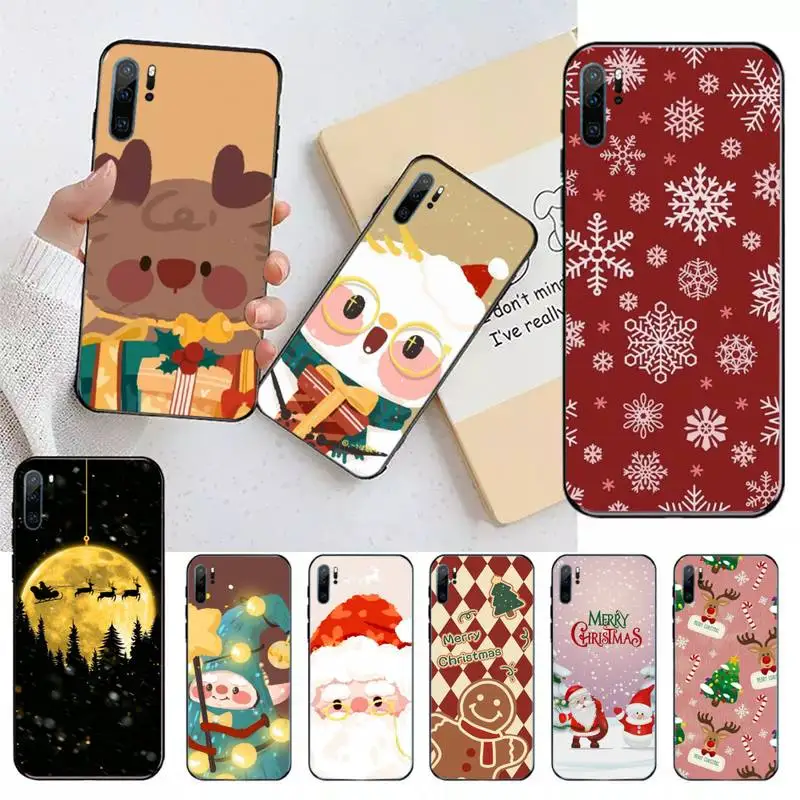 Custodia Per Telefono Di Natale Felice Anno Nuovo Per Huawei Honor Mate 30 40 50 20 8 70 5 9 10 Pro P X I S Y Lite Nova