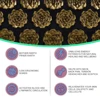 Acupressure Mat and Pillow Set Massage Cushion For Fitness Exercise Yoga Pilates Foot Back Body Relaxtion Spike Mat Set with Bag 3