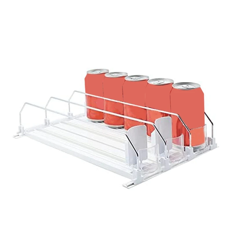 

Органайзер для напитков, дозатор соды для холодильника-вмещает до 15 банок, полка, автоматический Пропеллер для напитков