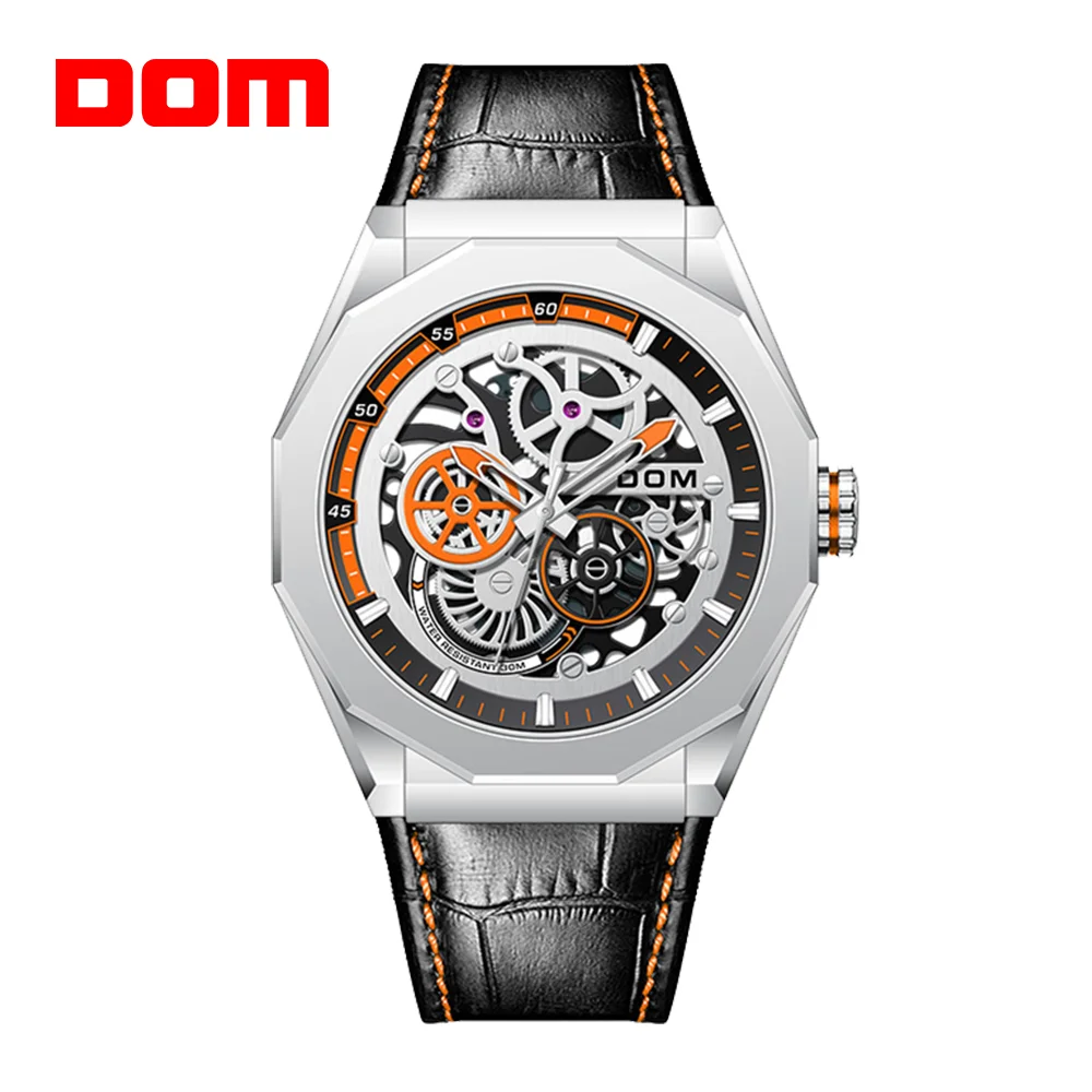 DOM2022 new casual sports men's high-value waterproof men's watch fashion trend quartz watch M-1502 феи рно 4 1 1502 раскрась наклей и отгадай 4 в 1