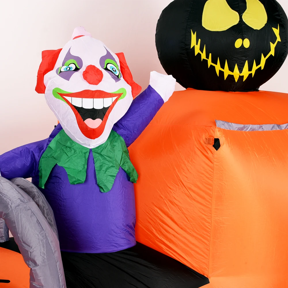 ハロウィン カボチャ LED ライト 庭 おしゃれ 夜 おばけ イベント アウトドア ドアハンギング かぼちゃ ジャックオーランタン ASNJ03 :  DEPOS life style - 通販 - Yahoo!ショッピング Ornatego 1.2m大型 インフレータブル ゴースト＆パンプキン LEDライト付き｜屋外・庭・玄関に最適なハロウィン装飾 置物