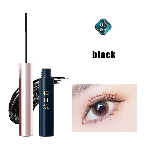 2022 4 Color Mascara Waterproof Fast Dry Long-lasting Curling Lengthening Eye Lashe Blue Pink Brown Party Color Mascara