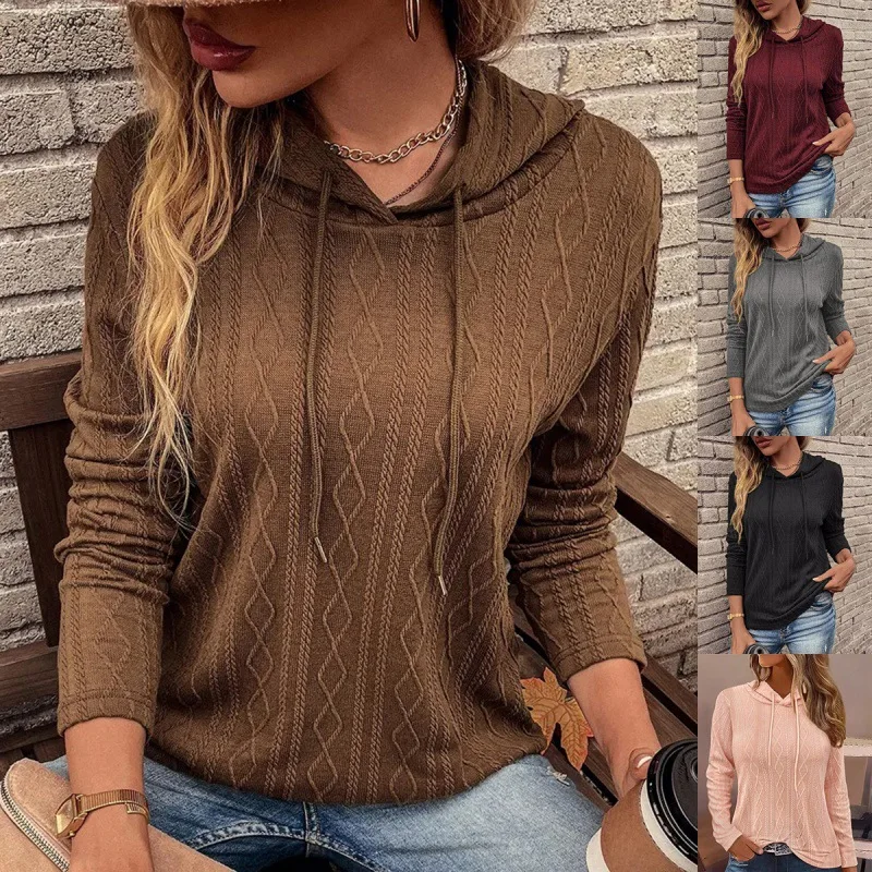 

Winter Autumn Womens Casual Sweater Knitwear Thick Warm Pullover Long Sleeve Lozenge Sweatshirt Streetwaer