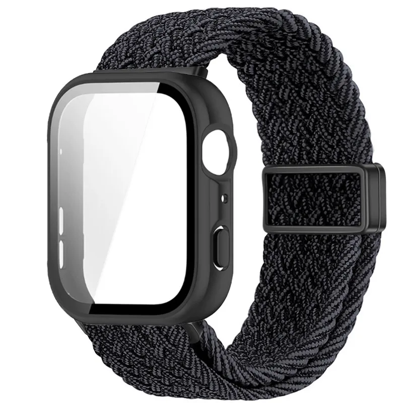 Braided Nylon Strap with Magnetic Buckle and Protective Screen Cover