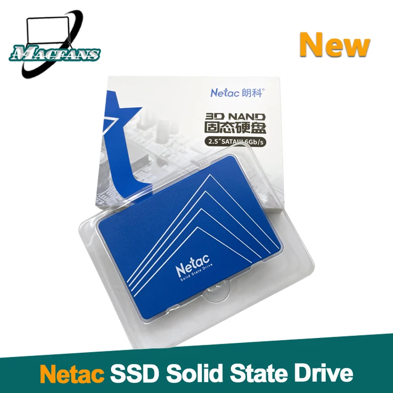 New Netac SSD 256GB 512GB 1TB 2TB Hard Disk Drive SSD 2.5" SATA3 HDD Internal Solid State Drives for Laptop Notebook MacBook PC