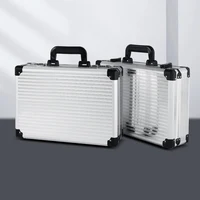 Portable Tool Storage Suitcase Aluminum Safety Instrument Protective Box Professional Hardware Repair Tools Organizer Boxes 1
