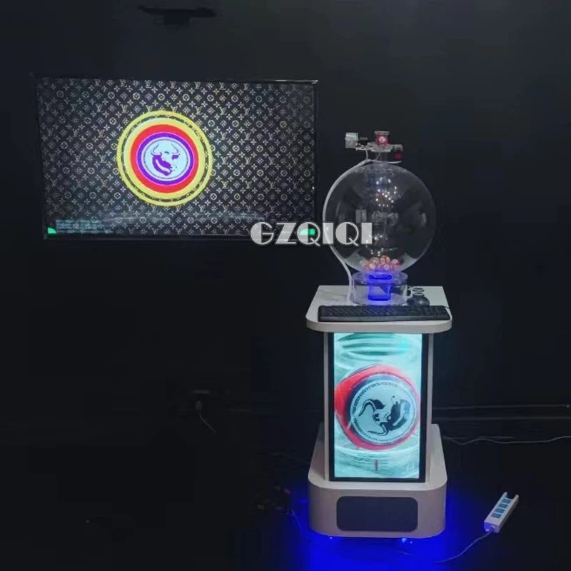 Entertainment balls drawing lottery machine for 1D lottery game with RFID