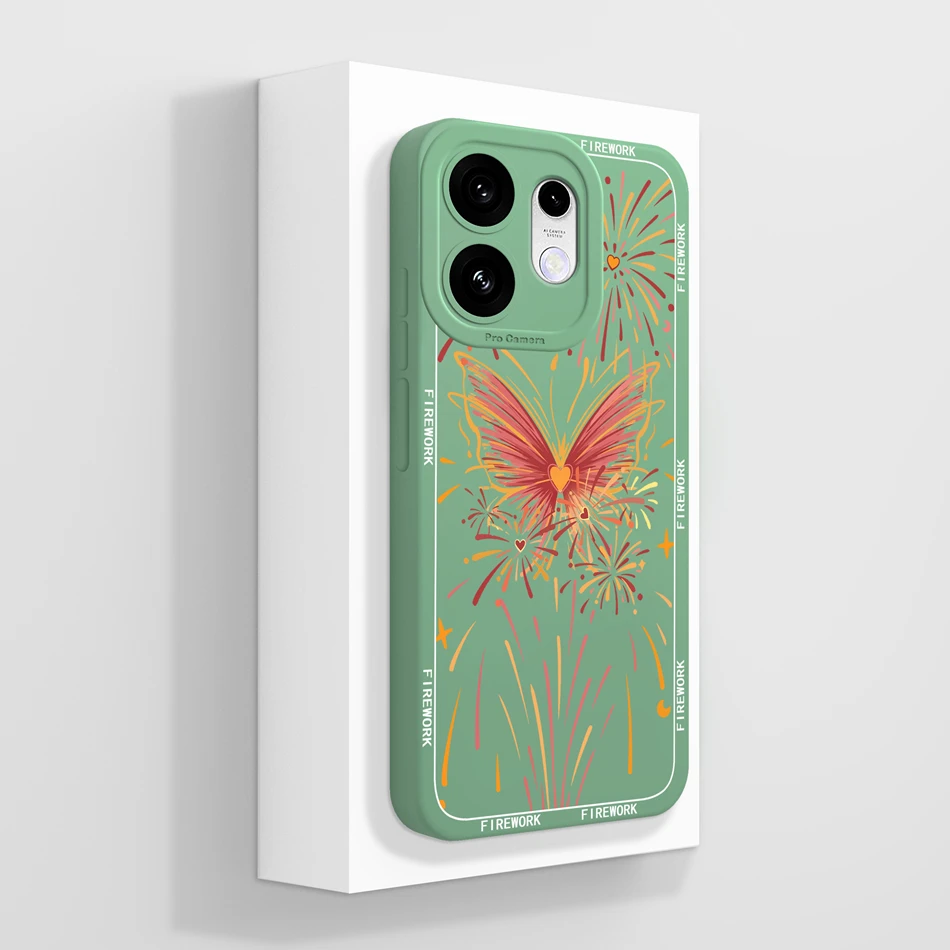 Elegant Chinese Ink Floral Soft Silicone Phone Case - Full Coverage Bumper Protection