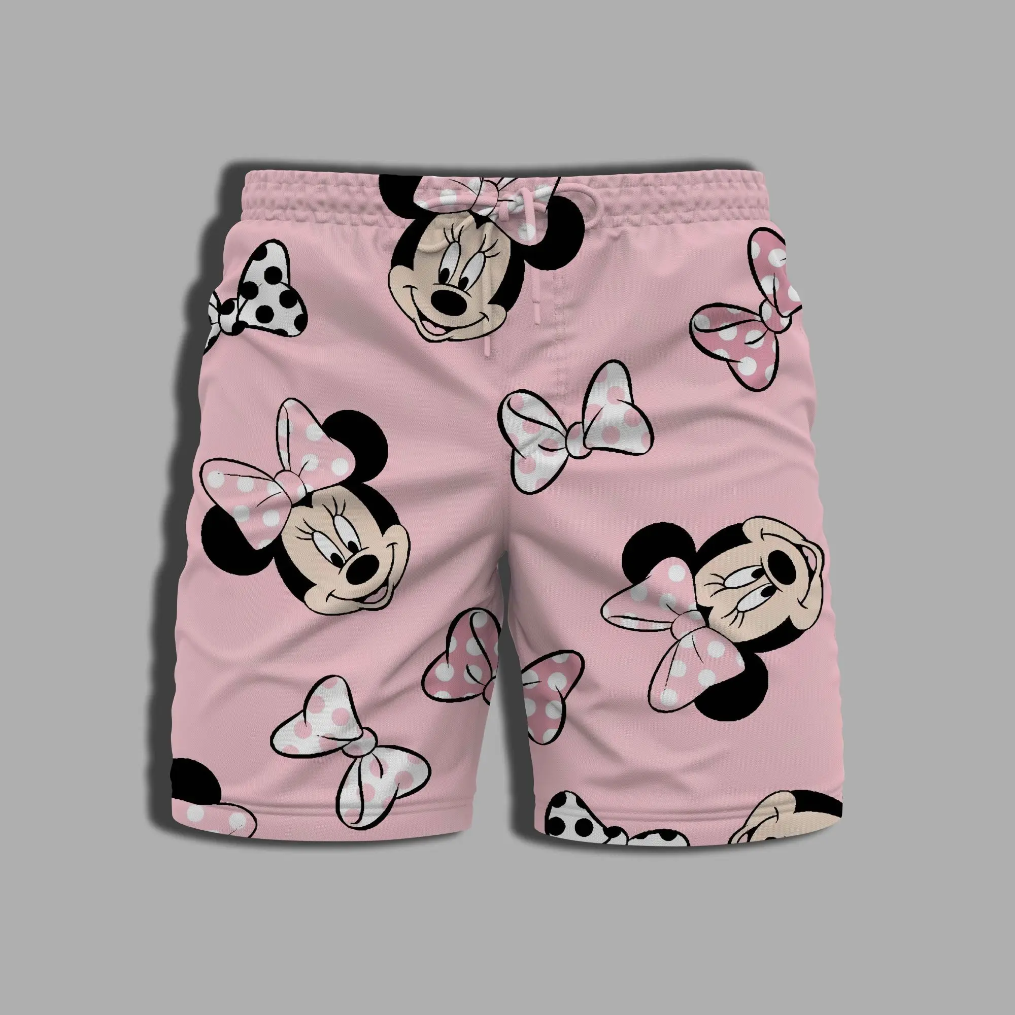 Men's Shorts for Women Whole Swimsuit Beach Pants Summer Bathing Suit Man Minnie Mouse Printing Gym Disney Mickey Clothing Male 6
