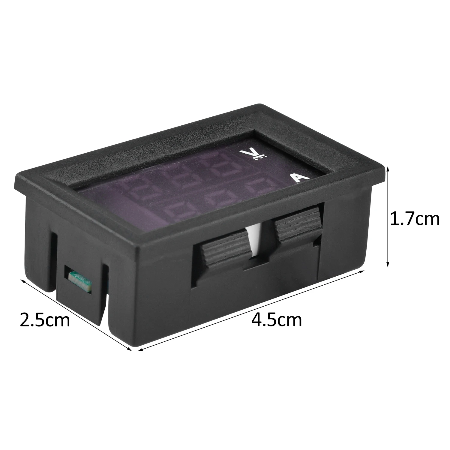 DC100V 10A LED 디지털 볼트미터 암페어미터 자동차 오토바이 조절 가능한 전압 전류계 볼트 감지기 테스터 모니터 패널 5선