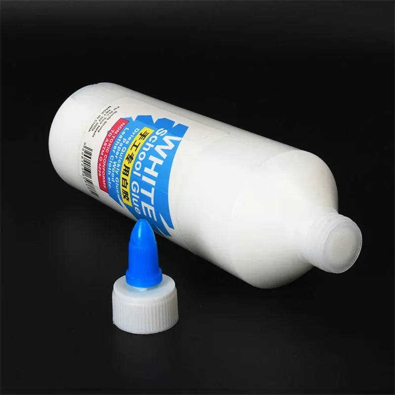 250ml White Glue School Office Supply High-Capacity Fast Dry Liquid Adhesive Student Handwork Paper Crafts Tool Safety Non-Toxic - 5