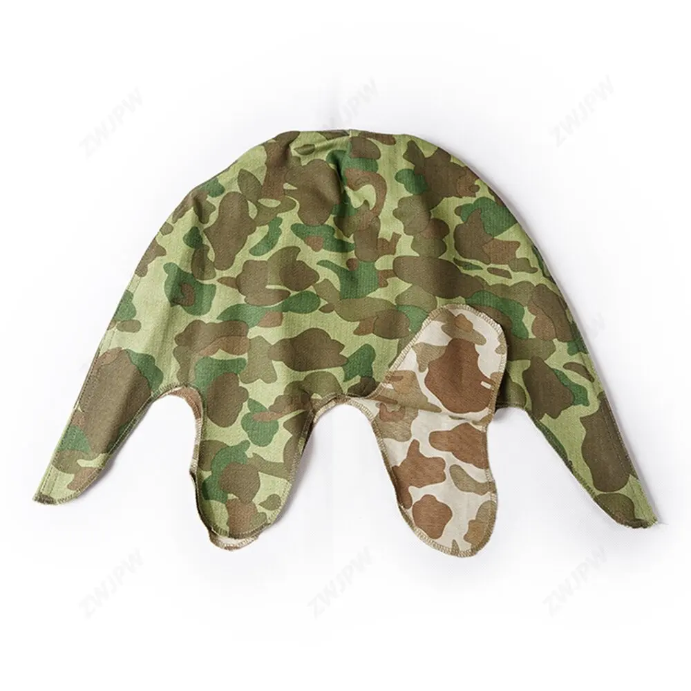 WW2 US ARMY MITCHELL HELMET COVER TWO-SIDED OUTDOOR FIELD OPERATIONS TRAVEL HELMET COVER