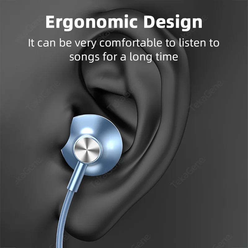 Half-In-Ear Wired Headphones HiFi Music Earbud Handfree Earphone Type-C 3.5mm With Mic For iPhone 15 Android For Samsung XiaomI wired earphones,wired headphones