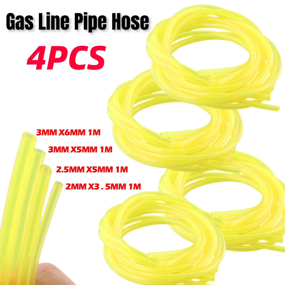 

4pcs Fuel Line Hose Gas Pipe Tubing Trimmer Chainsaw Blower Parkside Tools Parts For STIHL For Husqvarna Garden Blower Tools