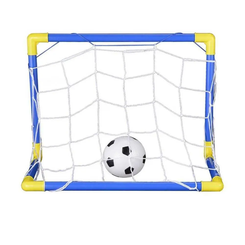 Indoor DIY Detachable Net Set with Pump Soccer Soccer Goal Post Football Outdoor Sport