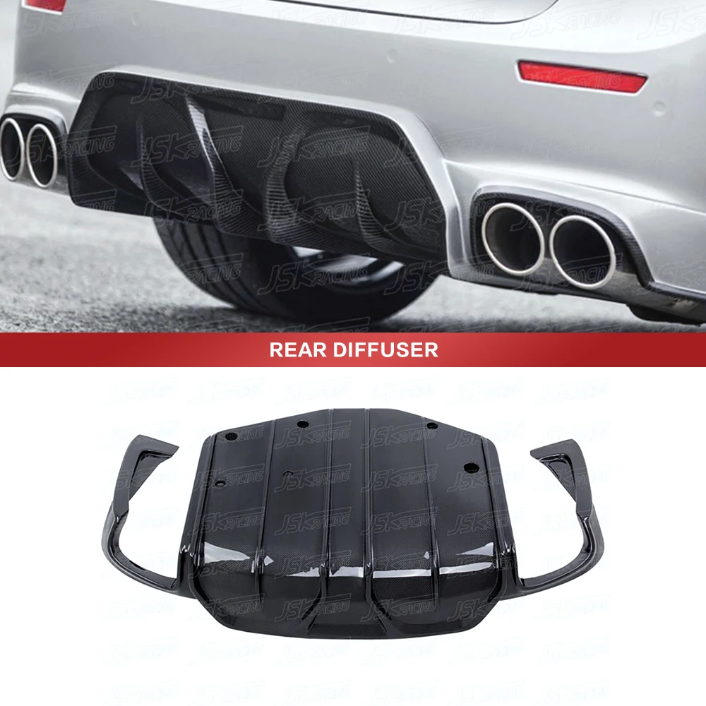 

A Style Real Carbon Fiber Rear Diffuser For Maserati Ghibli Ppm 500 2014-2016