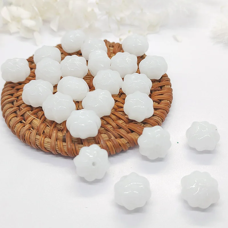 14MM 랜턴 비즈 크리스탈 호박 비즈 스페이서 구슬 DIY 쥬얼리에 대한 수제 팔찌 목걸이 액세서리 결과 만들기
