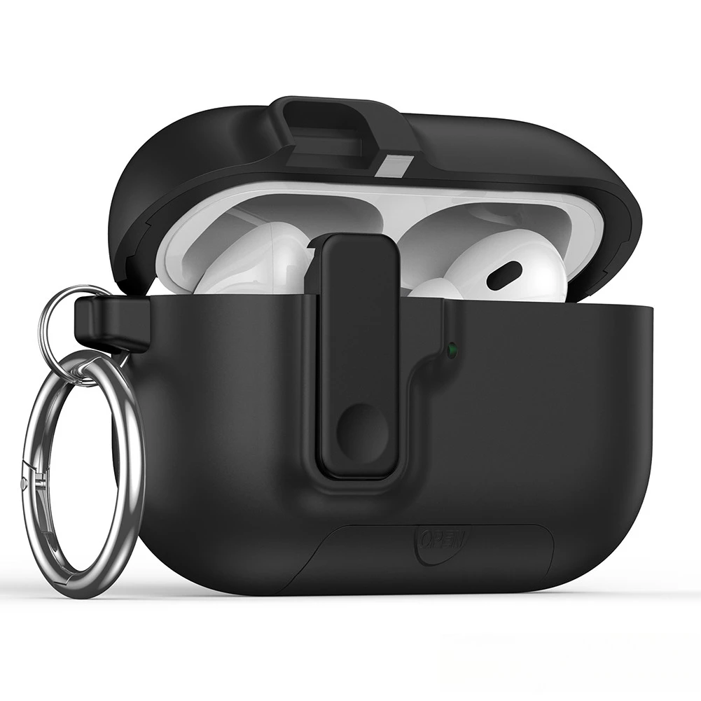 Premium Magnetic Lid Lock Earphone Protector with Luxury Hybrid Case