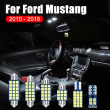

For Ford Mustang 2010 2011 2012 2013 2014 2015 2016 2017 2018 3PCS 12V LED Car Interior Reading Lights Trunk Lamps Accessories