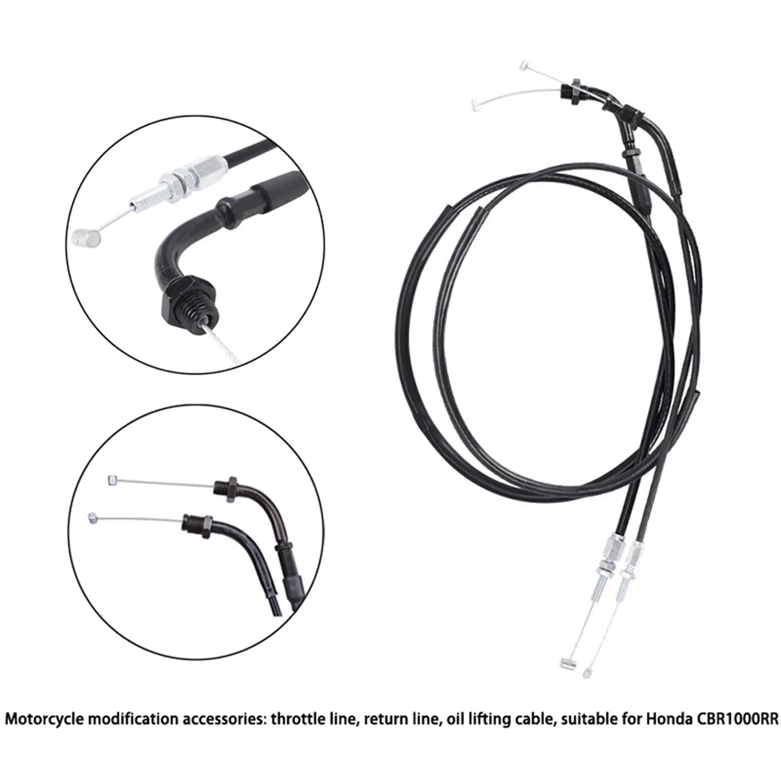 

Кабель дроссельной заслонки мотоцикла, стабильная производительность, провод, масляная линия для Honda CBR1000rr, запчасти для ремонта, запчасти, простота установки