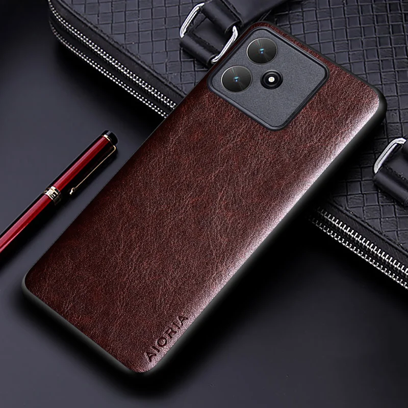 Luxury Leather Business Phone Case – Premium Soft & Hard Shell Protection