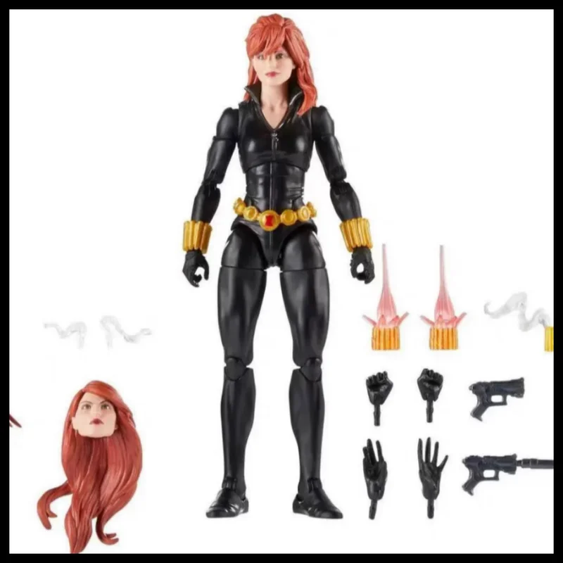 

Original Marvel Legends Avengers 60th Anniversary Beyond Earth's Mightiest Black Widow 6" Action Figure Halloween Gift Toy