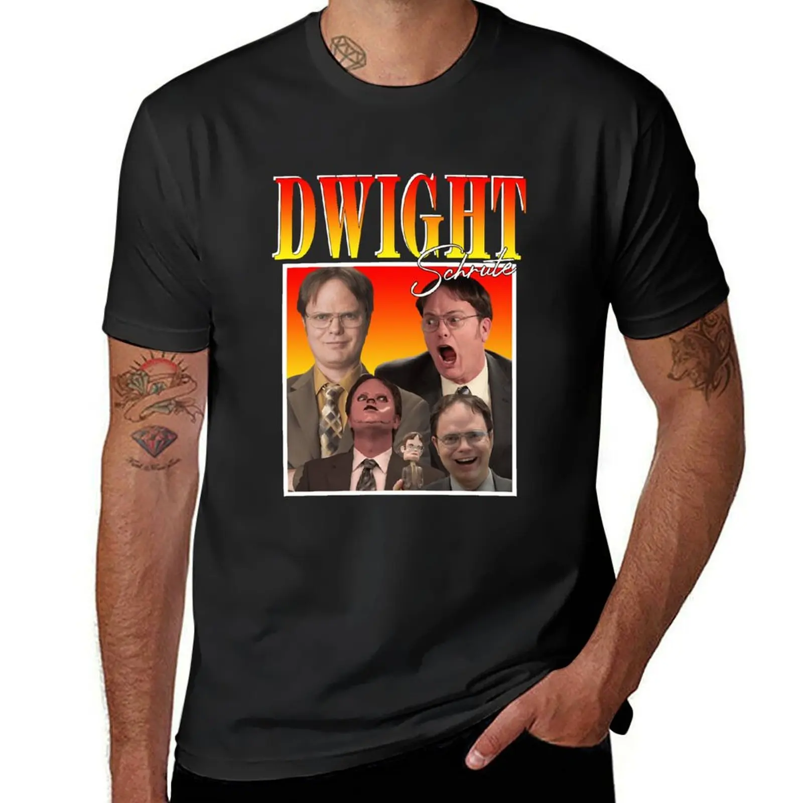 

Футболка Dwight Schrute, мужские футболки для тяжелых мужчин