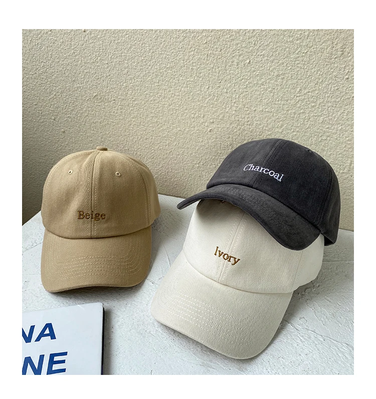 Fashion Baseball Hat Women Thin Korean Version Tide Sun Hat Retro Breathable Baseball Cap Men Snapback Hat 4