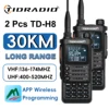 TIDRADIO 2PCS 2nd Gen TD-H8 10W Professional Walkie Talkie Portable Long Range Radio Phone Wireless Programmable Type-C Charge 1