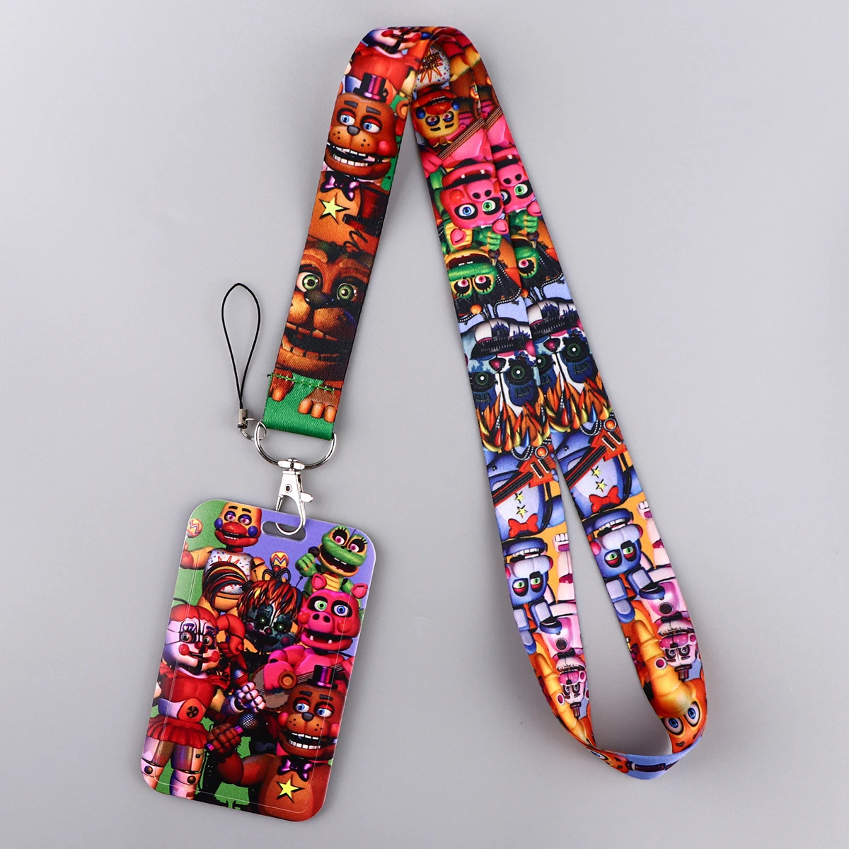 Spaventoso Gioco Teddy Bear Neck Strap Cordini Portachiavi Badge Holder Id Card Pass Hang Rope Lariat Lanyard Per Portachiavi Accessori