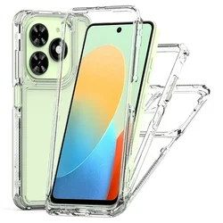 Transparent 5G Smartphone Case with Bumper Back Cover Design for Blade V50 Smart (Clear)