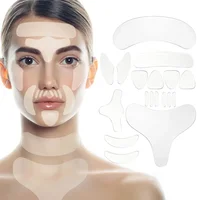 Reusable Silicone Wrinkle Removal Sticker Anti Wrinkle Pads Anti Aging Skin Face Lifting Patches Face Forehead Neck Eye Stickers 1