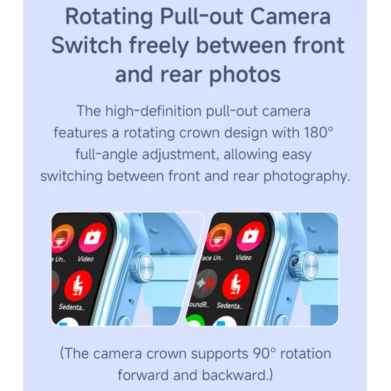 Kids Smart Watch 4G GPS WIFI Video Call APP Download SOS Phone Call Children Smartwatch Monitor Tracker Location Boys Girls Gift