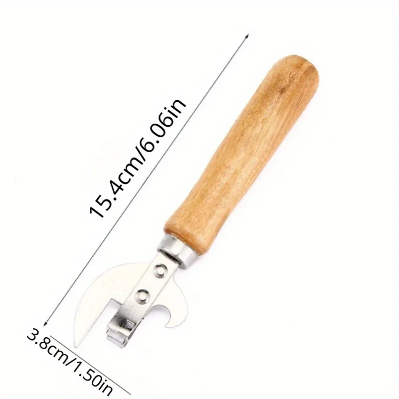 1pc Can Opener Multifunctional Bottle Opener Stainless Steel Beef Can Opener Eau Milk Iron Can Head Knife Beer Bottle