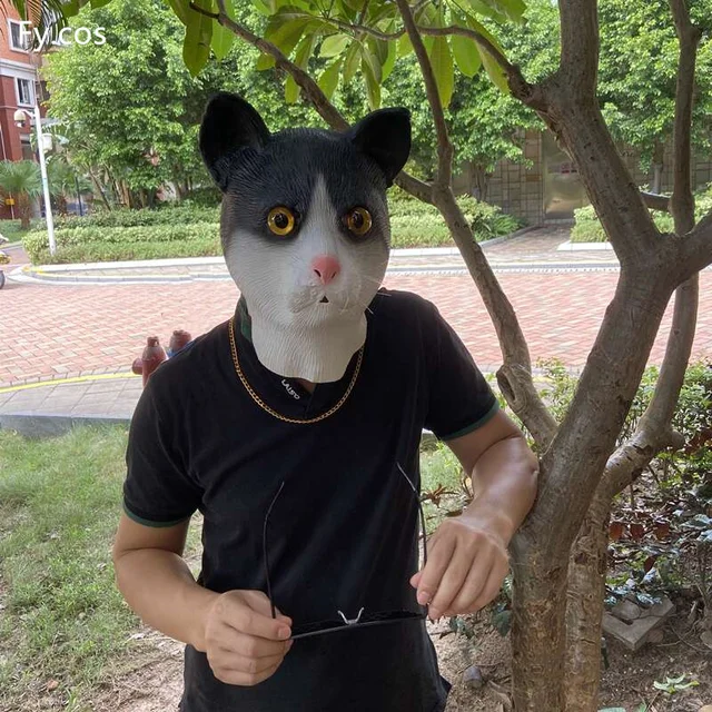 독특한 고양이 마스크로 파티에서 두드러지세요