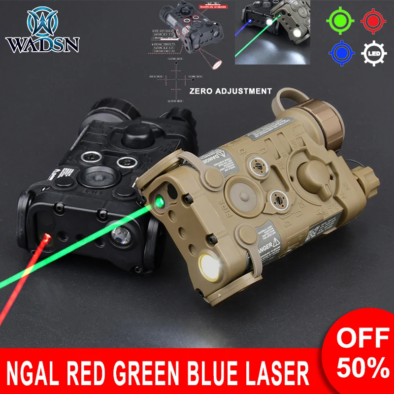 WADmersible DulL3 NGAL-Viseur laser rouge vert IR, éclairage LED,  stroboscope momentané, arme de chasse Airsoft - AliExpress