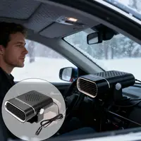 Chauffage de voiture portable 12V 120W, chauffage rapide automatique, ventilateurs, climatisation, hiver, dégivrage de pare-brise 3