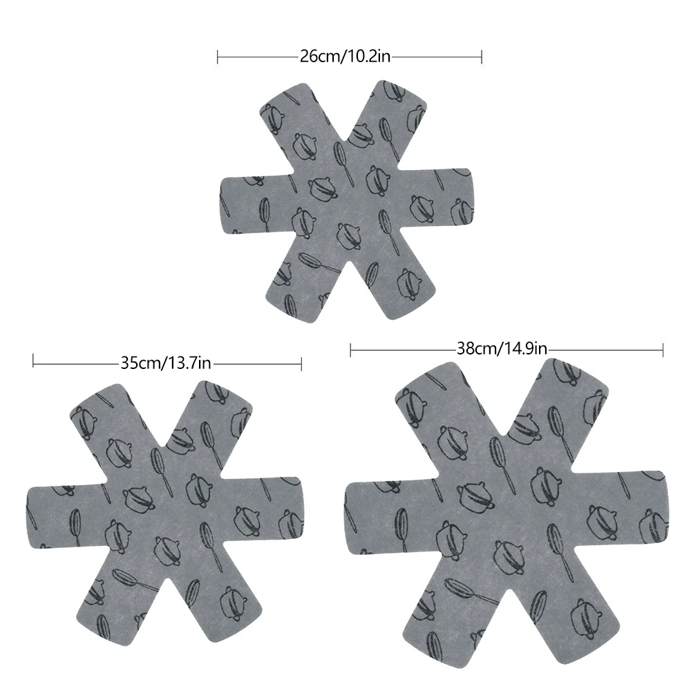 Non-Stick Pot and Pan Protector Pads – Prevent Scratching and Damage in Cookware