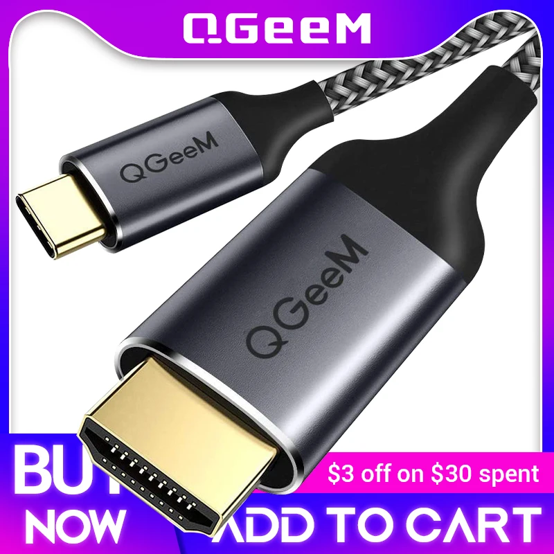 usb c to hdmi cable Compatible adapter 4k 60HZ usb type c to hdmi 2.0 Thunderbolt 3 cable for Macbook Huawei Mate10 Sumsang S8