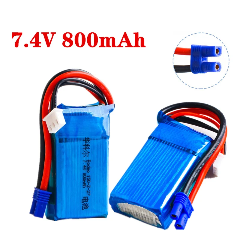 Batterie Lipo 2S 7.4V 800mAh 35C pour Walkera Rodeo 150 F150 RC Drone