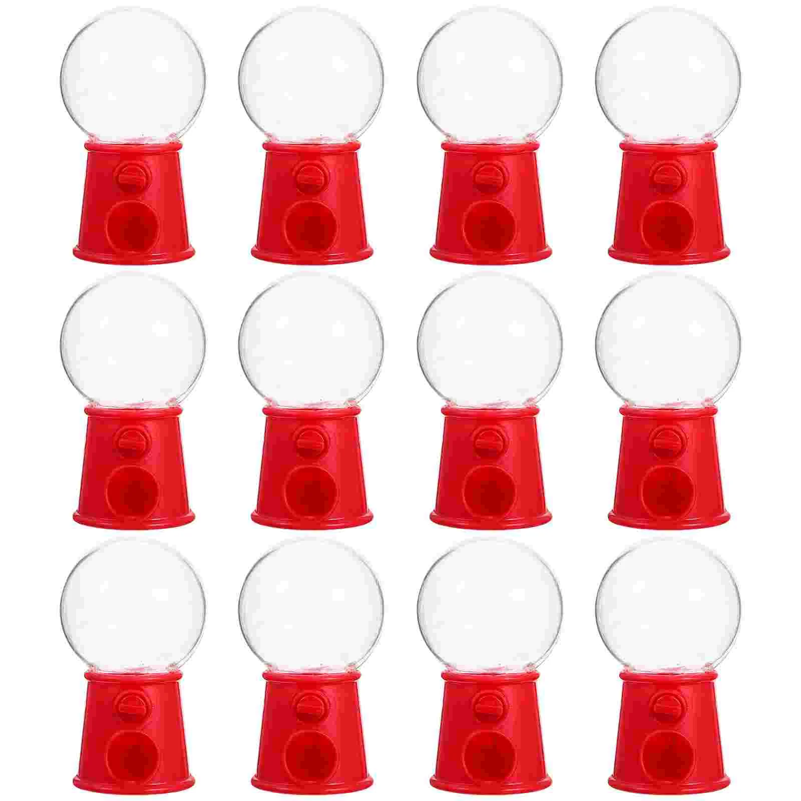 12 Pcs Small Gumball Machine Toys Candy Dispenser Kids Gumball Machine