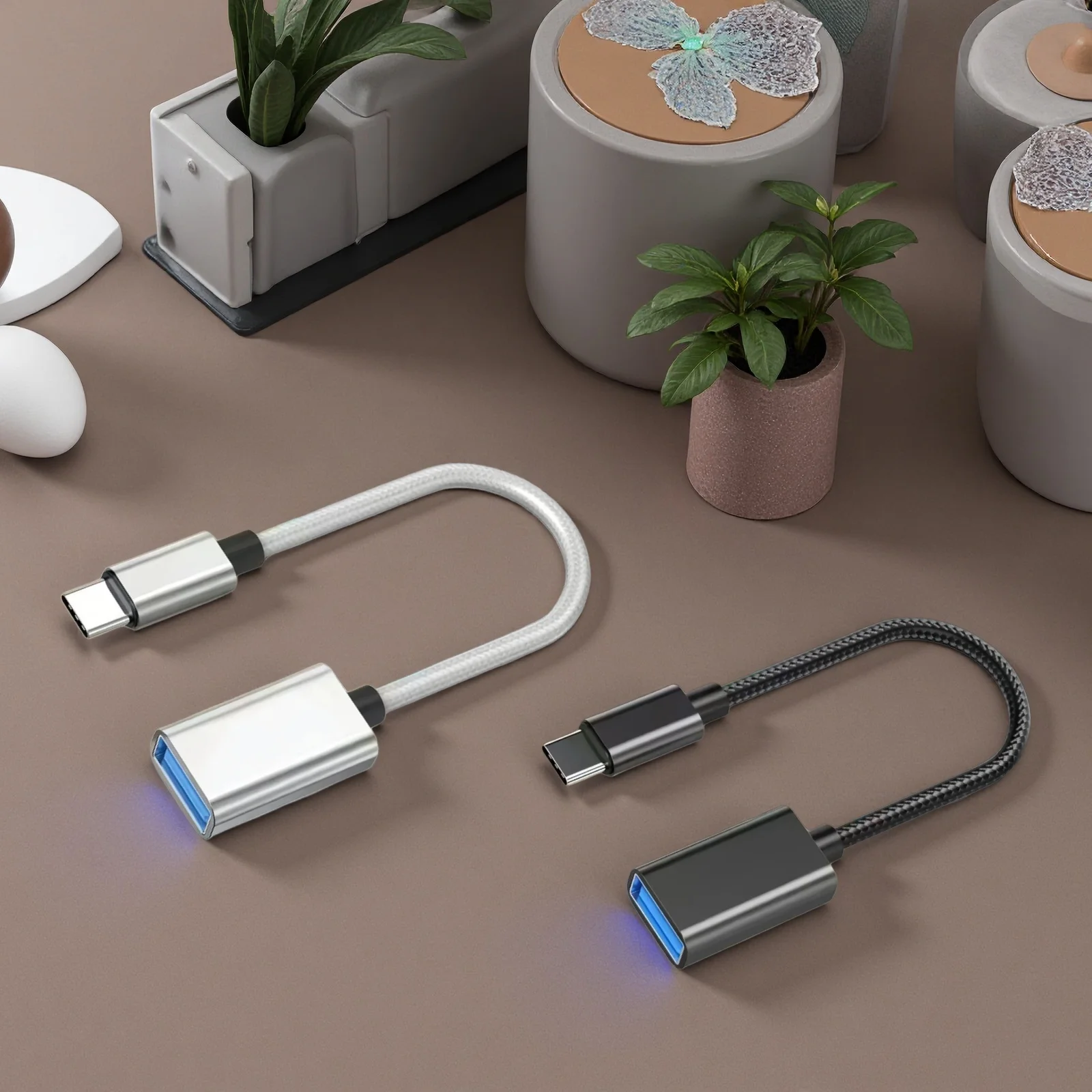 USB 타입 C 남성-USB 여성 케이블 어댑터 USB-C-USB OTG 어댑터 케이블 OTG 케이블