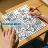 Halloween Coloring Book COZY Moments Coloring Book For Adults And Teens Featuring Adorable Creepy Creatures for Halloween Gifts 5