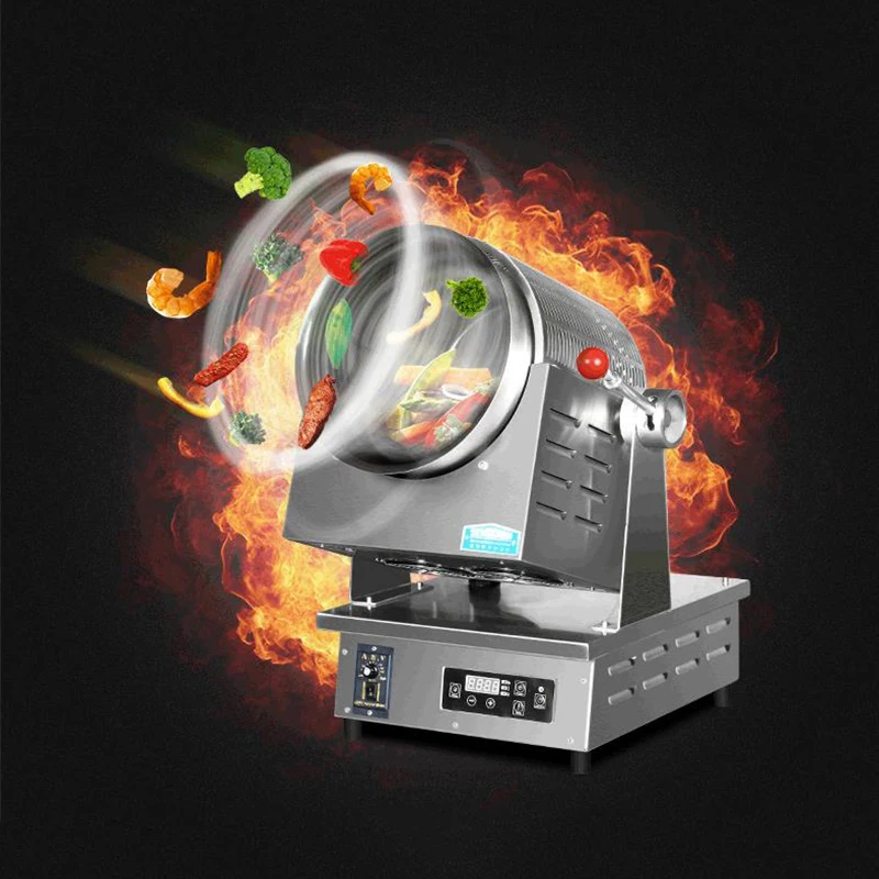 Version Intelligent Electric Cooker Roller Large Commercial Fried Rice Machine Automatic Kitchen Cooker Smart Home