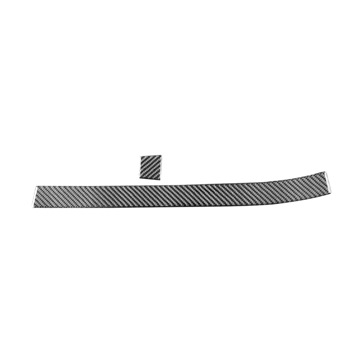Per Honda S2000 2000-2009 Soft Carbon Fiber Center Console Co-Pilot Dashboard Trim Strip Sticker Interior