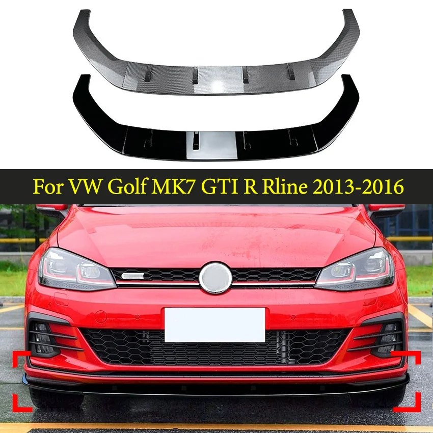 フォルクスワーゲンゴルフ7GTI R-LINE フロントリップ2013-2016 Front Bumper Splitter Lip For Volkswagen Golf 7 MK7 GTI R