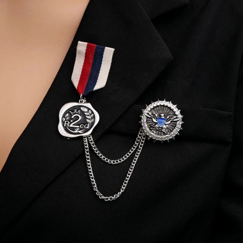 

Металлические Булавки в ретро-стиле для лацканов в британском стиле для мужского костюма, корсажа, модные ювелирные украшения, аксессуары-Remiel