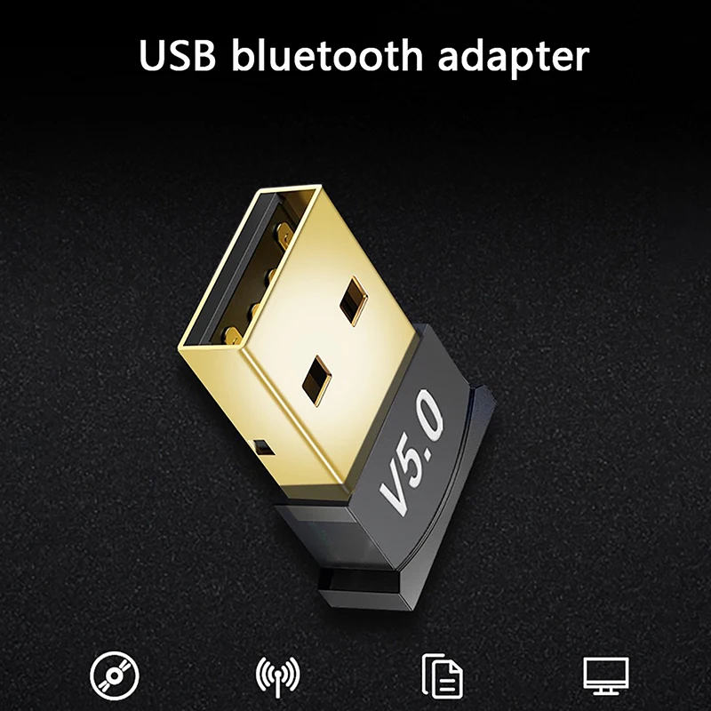 Bluetooth Adapter For PC USB Bluetooth 5.0 Dongle Receiver For Speaker Mouse Keyboard Music Audio Transmitter Printer