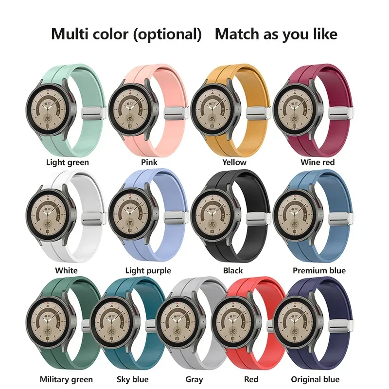 Magnetic Silicone Strap Bracelet
